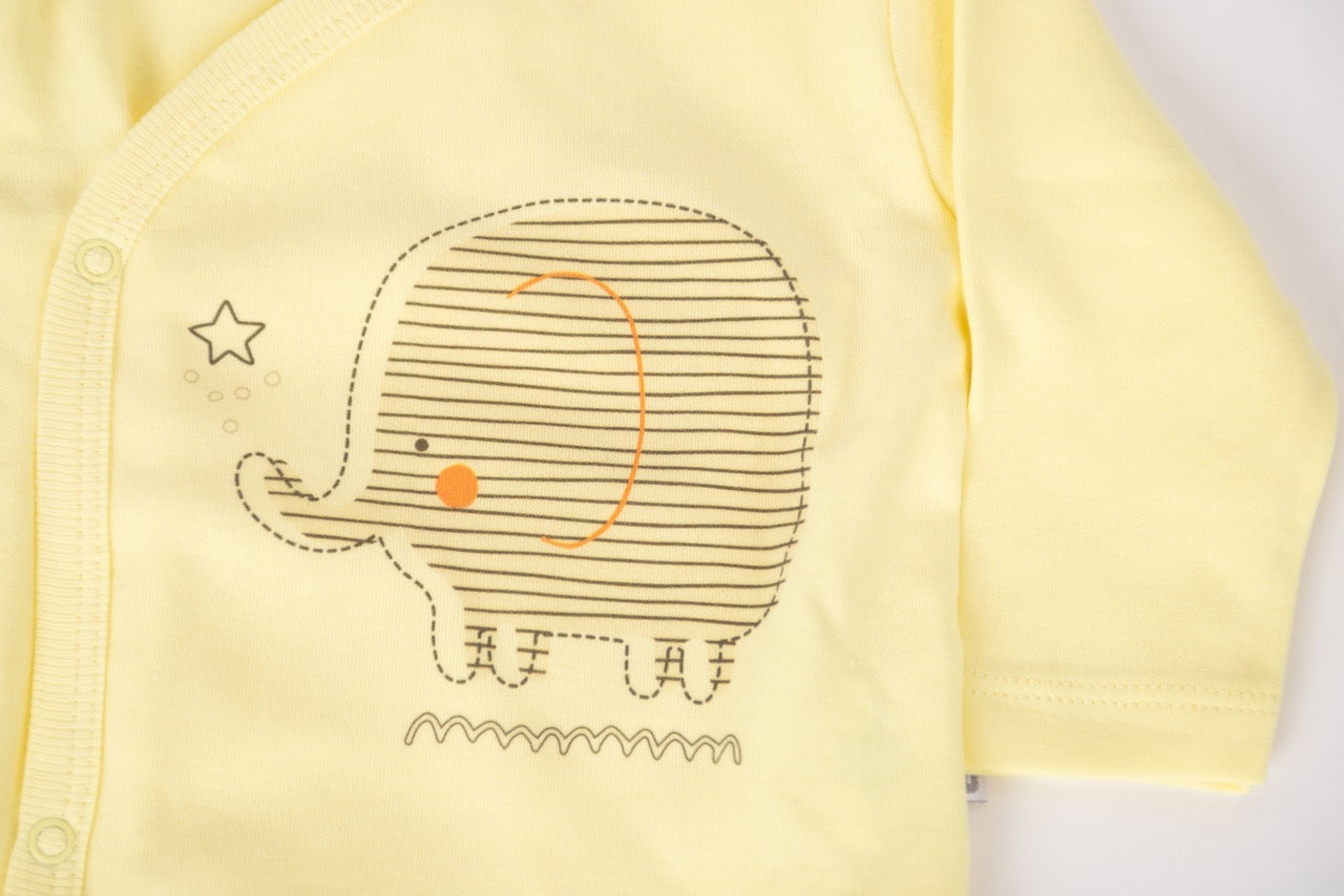 Ameelia & Co - Newborn Baby 100% Organic Cotton Elephant Clothing Set (9-pieces)