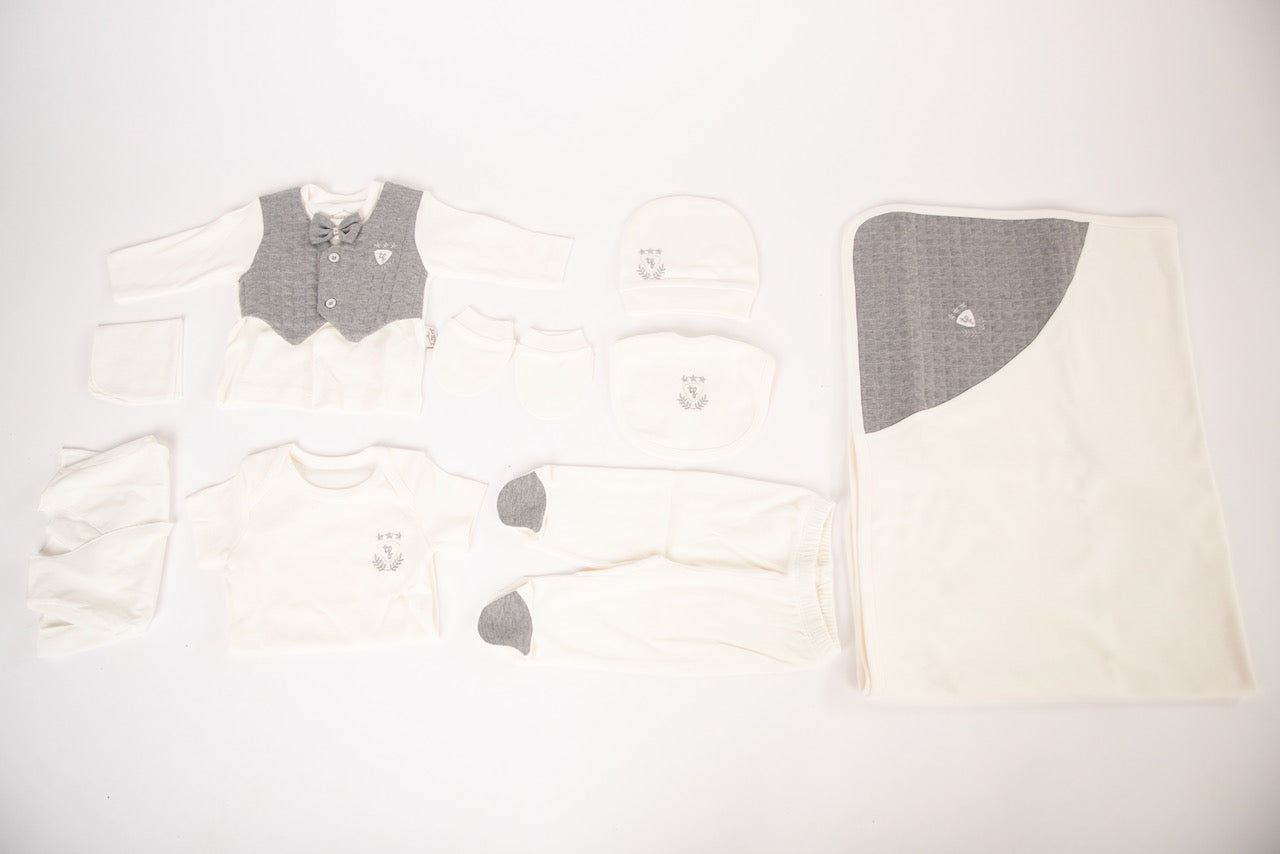 Ameelia & Co - Newborn Baby Bow Tie Set (9-piece Set)